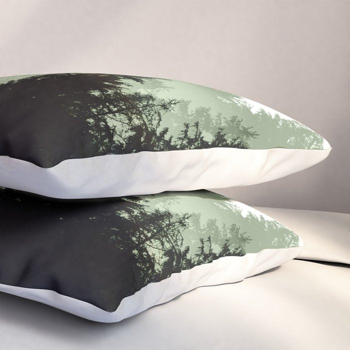Green Forest Dream #1 #decor #art #society6 Pillow Sham Gallery Image 3
