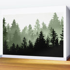Green Forest Dream #1 #decor #art #society6 Wall Mural Gallery Image 2