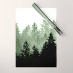 Green Forest Dream #1 #decor #art #society6 Wrapping Paper Gallery Image 1