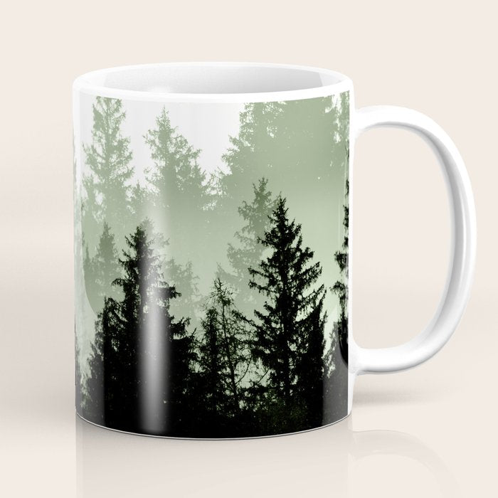 Green Forest Dream #1 #decor #art #society6 Coffee Mug Gallery Image 1