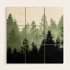 Green Forest Dream #1 #decor #art #society6 Wood Wall Art Gallery Image 1