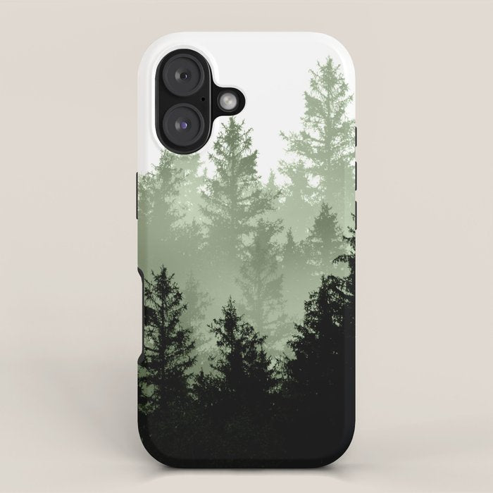 Green Forest Dream #1 #decor #art #society6 iPhone Case Gallery Image 1