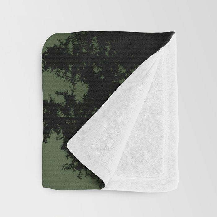 Green Forest Dream #1 #decor #art #society6 Throw Blanket Gallery Image 3