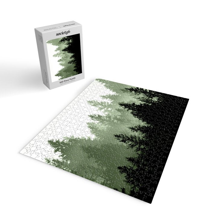 Green Forest Dream #1 #decor #art #society6 Jigsaw Puzzle Gallery Image 2