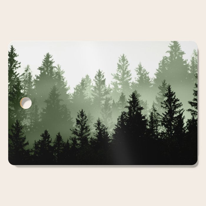 Green Forest Dream #1 #decor #art #society6 Cutting Board Gallery Image 1