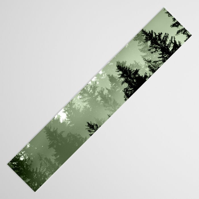 Green Forest Dream #1 #decor #art #society6 Table Runner Gallery Image 3