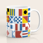 Nautical Flags Coffee Mug Gallery Image 1