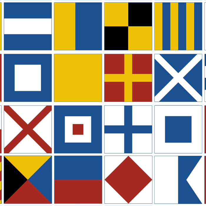 Nautical Flags Coffee Mug Gallery Image 2