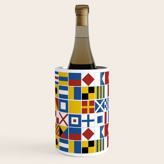 Nautical Flags Wine Chiller Gallery Image 1