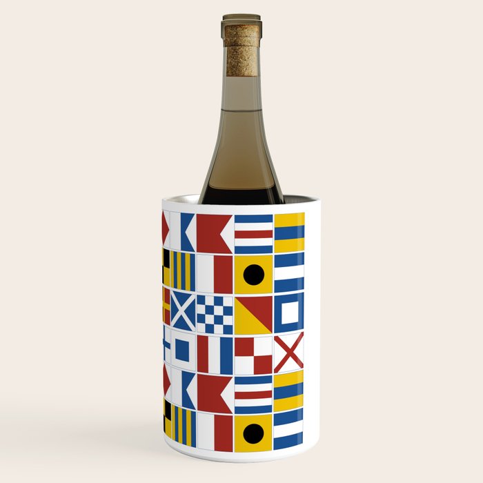 Nautical Flags Wine Chiller Gallery Image 3