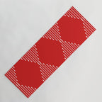 Geo (Red) Yoga Mat Gallery Image 1