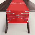 Geo (Red) Table Runner Gallery Image 1
