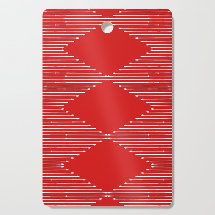 Geo (Red) Cutting Board Gallery Image 1