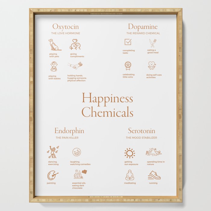Happiness Chemical  Serving Tray Gallery Image 1