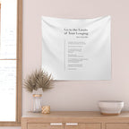 Go to the Limits of Your Longing by Rainer Maria Rilke Wall Tapestry Gallery Image 2