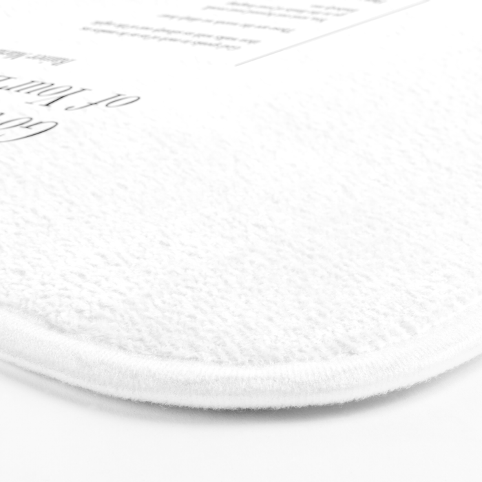 Go to the Limits of Your Longing by Rainer Maria Rilke Bath Mat Gallery Image 3