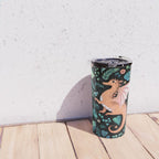 Tropical Dragon in Peach Travel Mug Gallery Image 4
