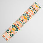 Pretty Floral - Earth Colors Table Runner Gallery Image 3