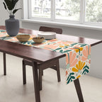 Pretty Floral - Earth Colors Table Runner Gallery Image 2