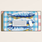Sardine Picnic Desk Mat Gallery Image 1