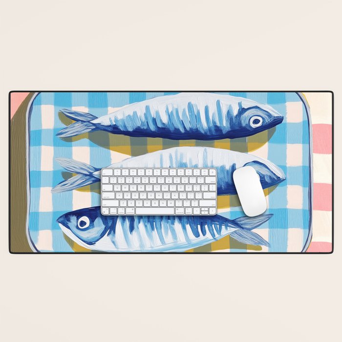 Sardine Picnic Desk Mat Gallery Image 1
