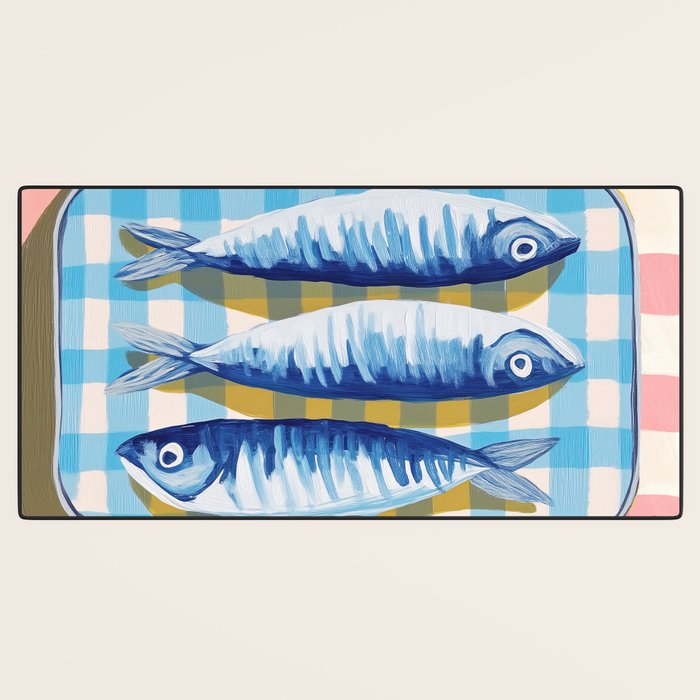 Sardine Picnic Desk Mat Gallery Image 3