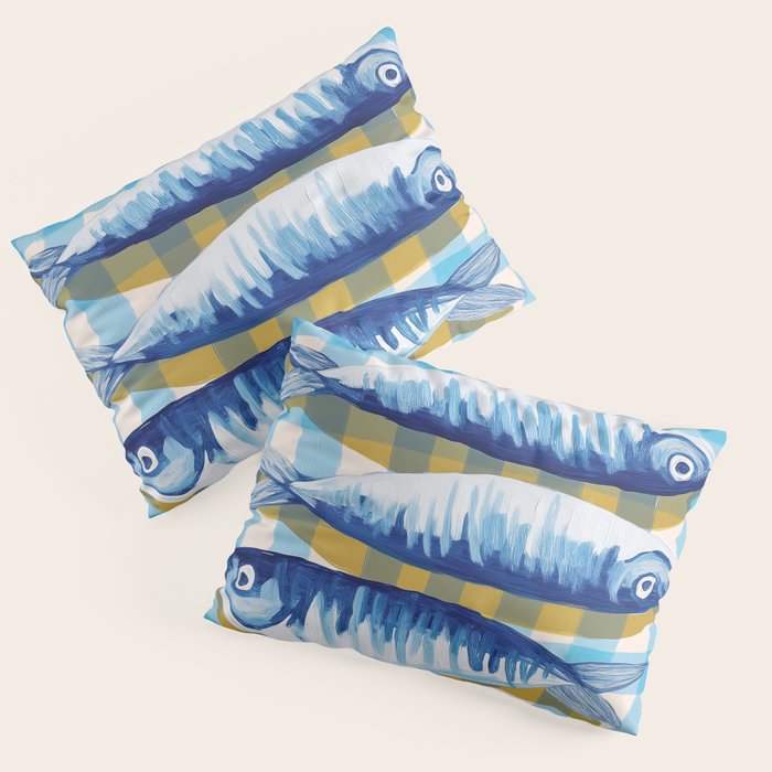 Sardine Picnic Pillow Sham Gallery Image 3