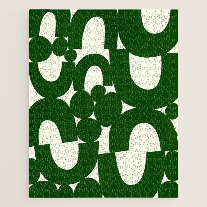 Abstract024-green Jigsaw Puzzle Gallery Image 1