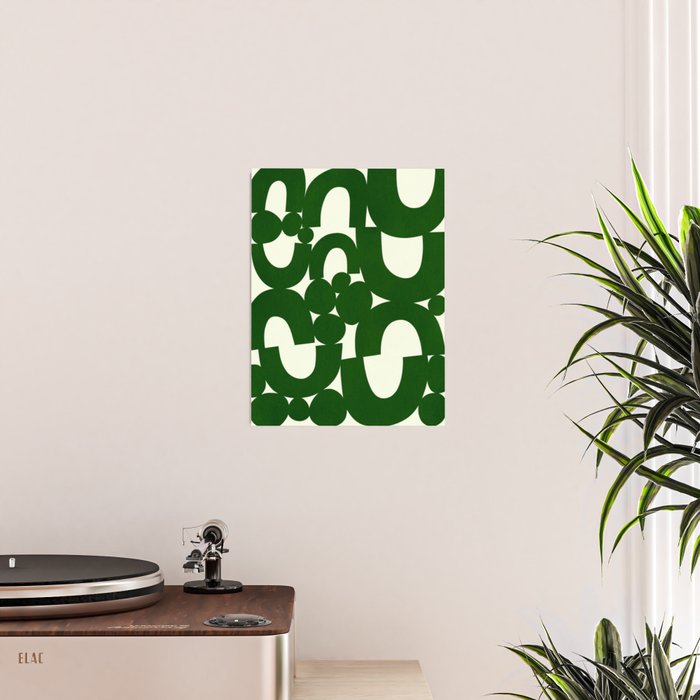 Abstract024-green Poster Gallery Image 2