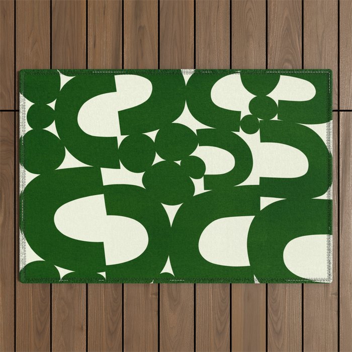 Abstract024-green Outdoor Rug Gallery Image 1