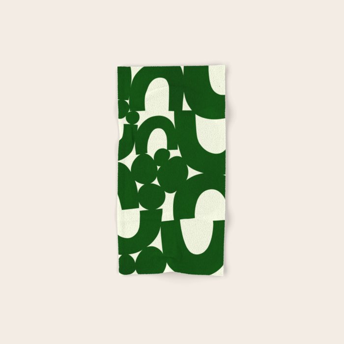 Abstract024-green Bath Towel Gallery Image 1