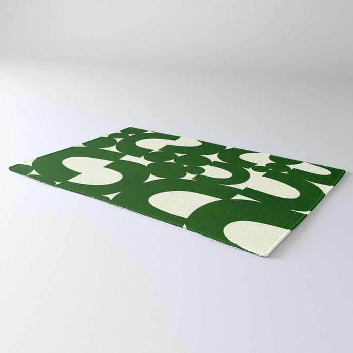 Abstract024-green Rug Gallery Image 3