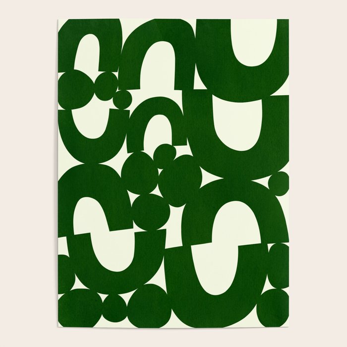 Abstract024-green Poster Gallery Image 4