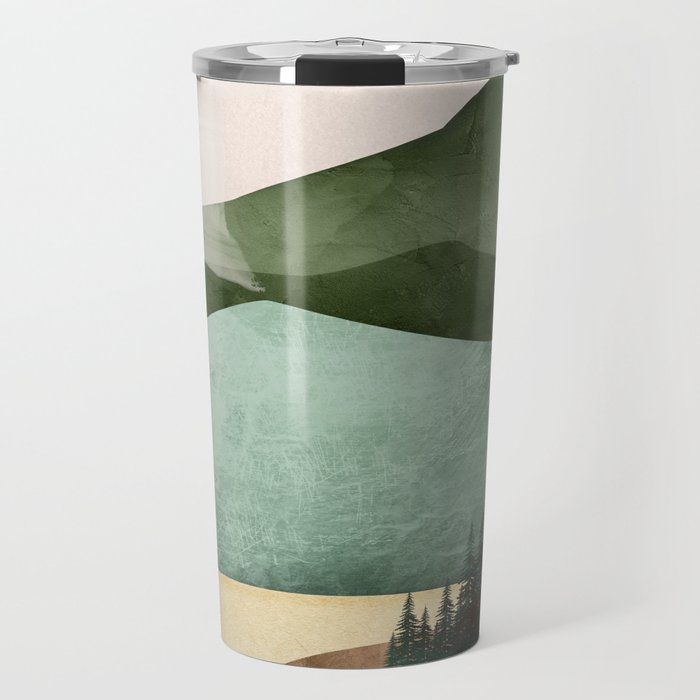 Abstract Art Landscape 16 Travel Mug Gallery Image 1