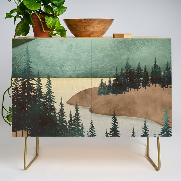 Abstract Art Landscape 16 Credenza Gallery Image 1