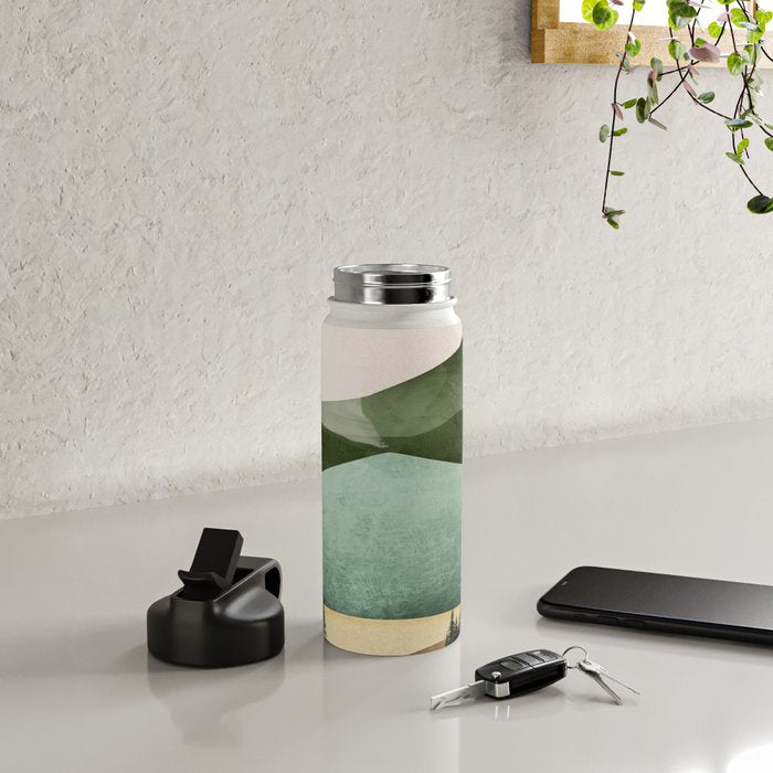 Abstract Art Landscape 16 Water Bottle Gallery Image 4