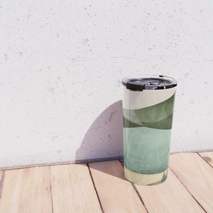 Abstract Art Landscape 16 Travel Mug Gallery Image 4