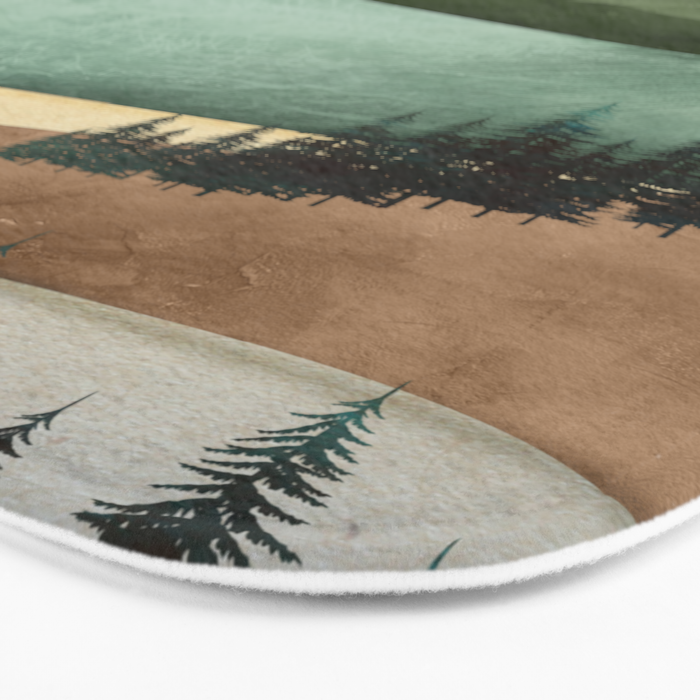 Abstract Art Landscape 16 Bath Mat Gallery Image 3