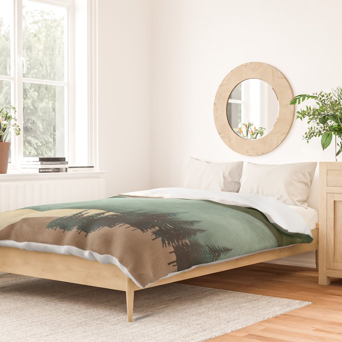 Abstract Art Landscape 16 Duvet Cover Gallery Image 2