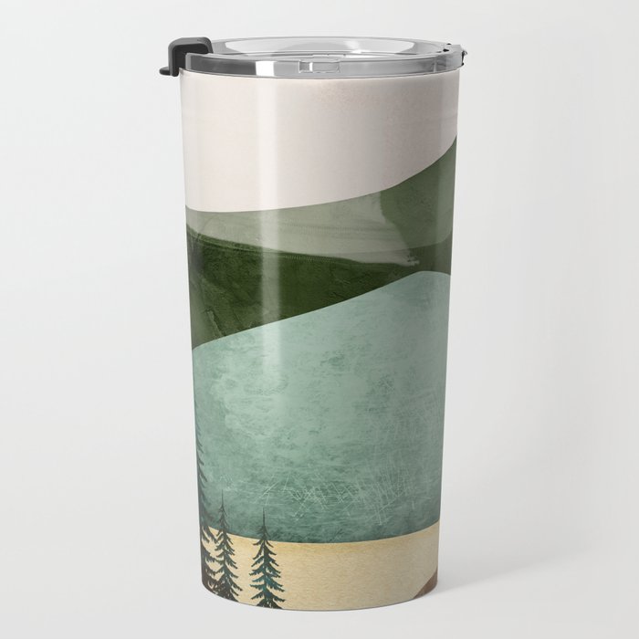 Abstract Art Landscape 16 Travel Mug Gallery Image 3