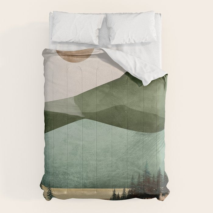 Abstract Art Landscape 16 Comforter Gallery Image 1