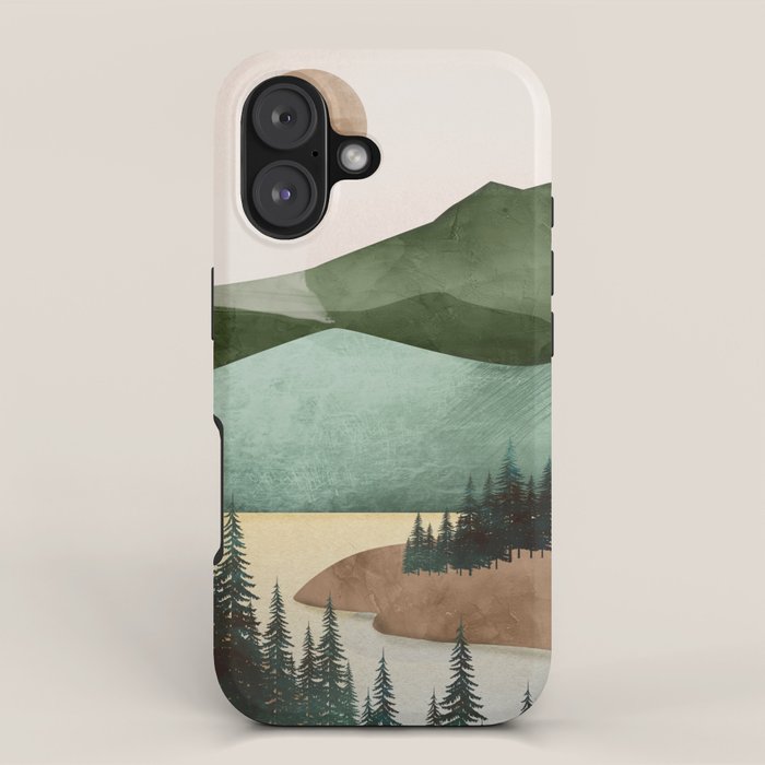 Abstract Art Landscape 16 iPhone Case Gallery Image 1