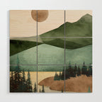 Abstract Art Landscape 16 Wood Wall Art Gallery Image 1