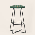 Geometric christmas decoration pattern Stool Gallery Image 1