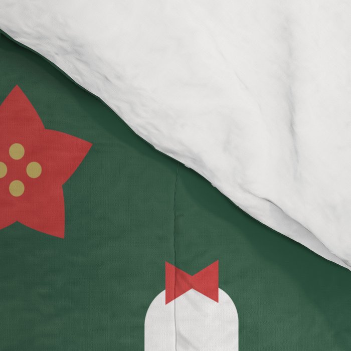 Geometric christmas decoration pattern Comforter Gallery Image 4