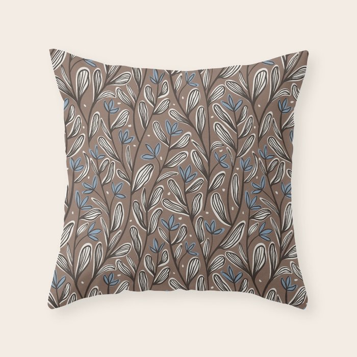 Autumn Florals #1 Throw Pillow Gallery Image 6