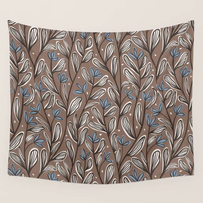 Autumn Florals #1 Wall Tapestry Gallery Image 4