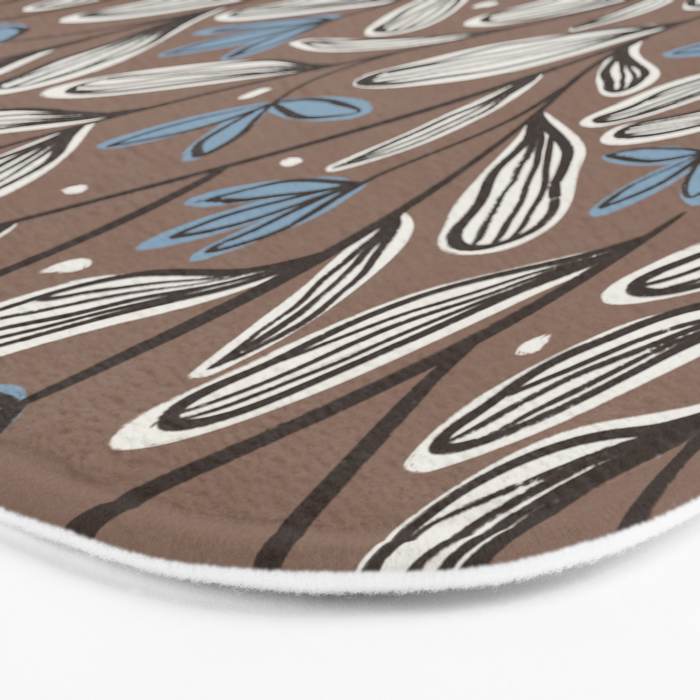 Autumn Florals #1 Bath Mat Gallery Image 3