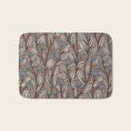 Autumn Florals #1 Bath Mat Gallery Image 1
