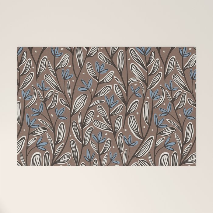 Autumn Florals #1 Welcome Mat Gallery Image 1